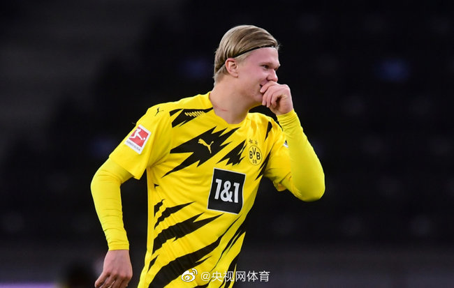  哈兰德戴帽助多特逆转柏林赫塔结束连败  